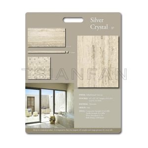 Exhibition hall design custom natural stone fossil sample mdf display board PF005-49