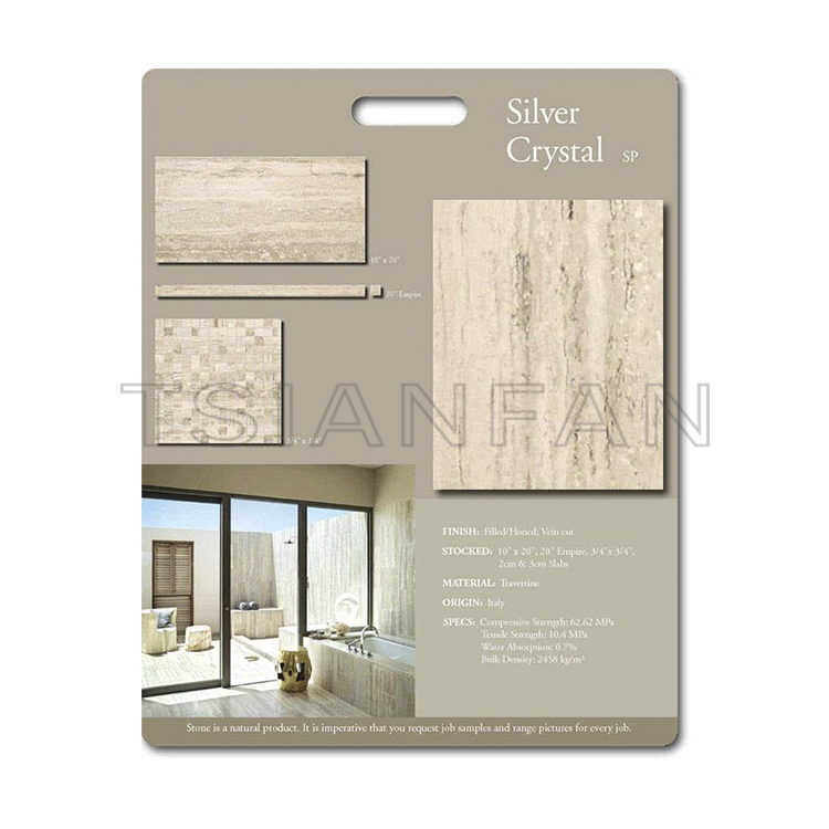 Exhibition hall design custom natural stone fossil sample mdf display board PF005-49
