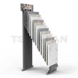 Exhibition hall Quartz Stone Sample Waterfall Display Rack equipment-SG1021
