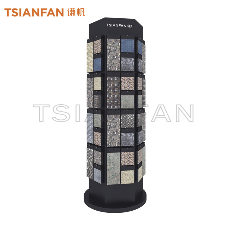 Exhibition hall rotating mosaic tile metal display stand mz2068 - Image 2