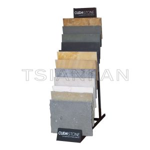 Exhibition Hall Wholesale Qranite stone Quartz Display Rack Tile Display Panels-SW110