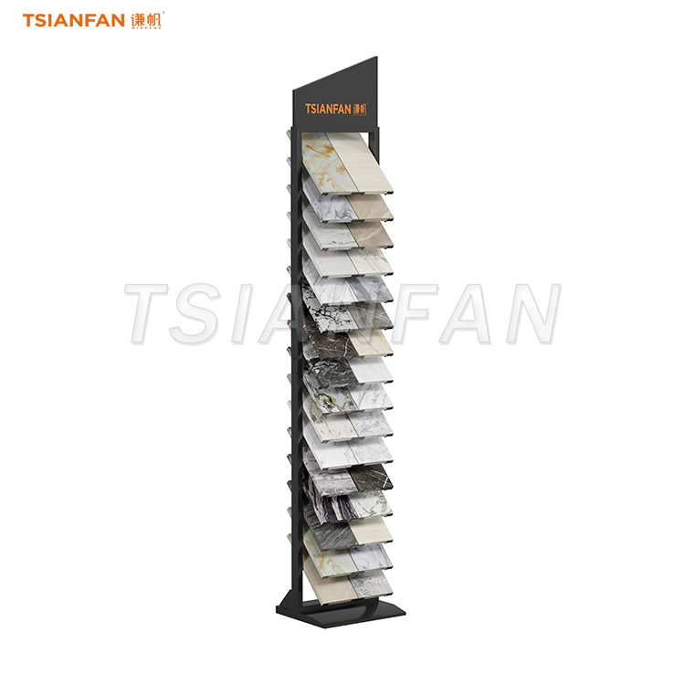 Exquisite artificial stone floor-standing display stand-SRL005