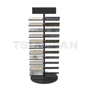 Factory Custom Stone Tile artificial Stone sample Rotating Display Stand SRL010