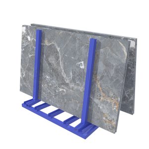 Factory Customize large slab marble tile display steel rack -SD052