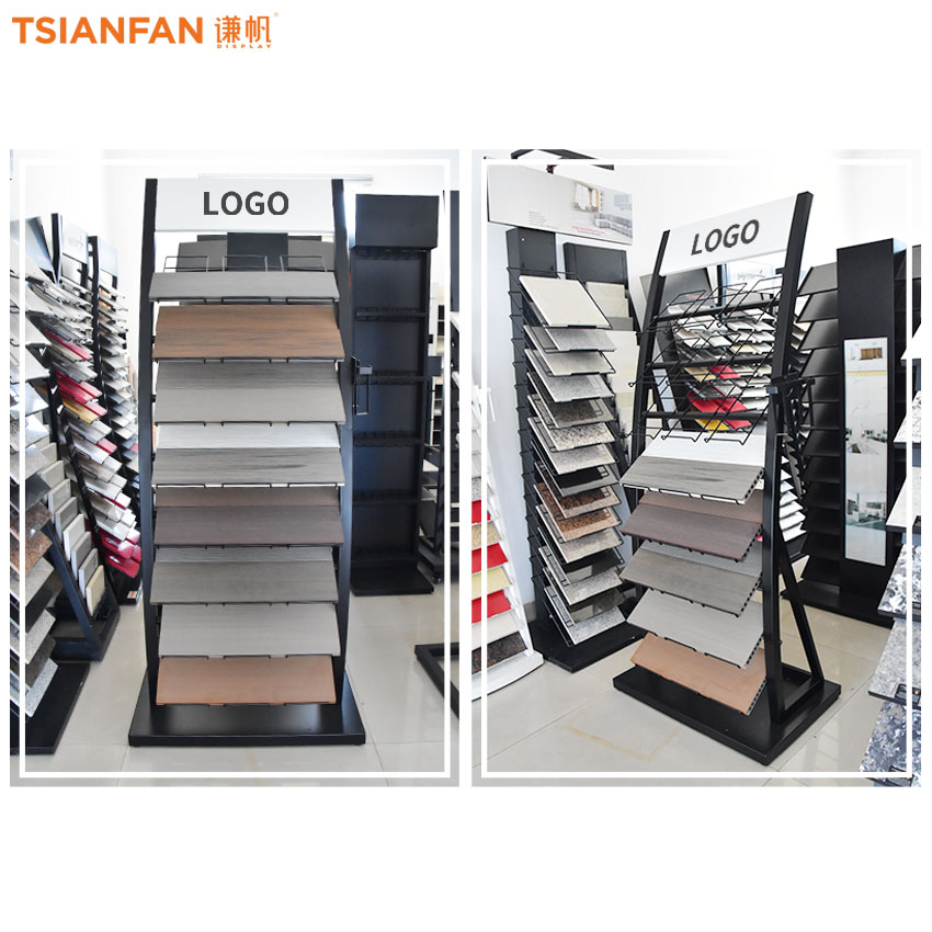 Factory Customize Tile Ceramic Granite Marble Wood floor standing Display rack - Image 3