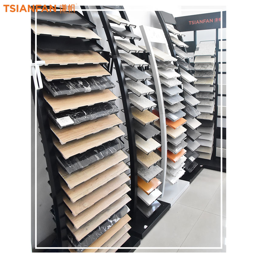 Factory Customize Tile Ceramic Granite Marble Wood floor standing Display rack - Image 4