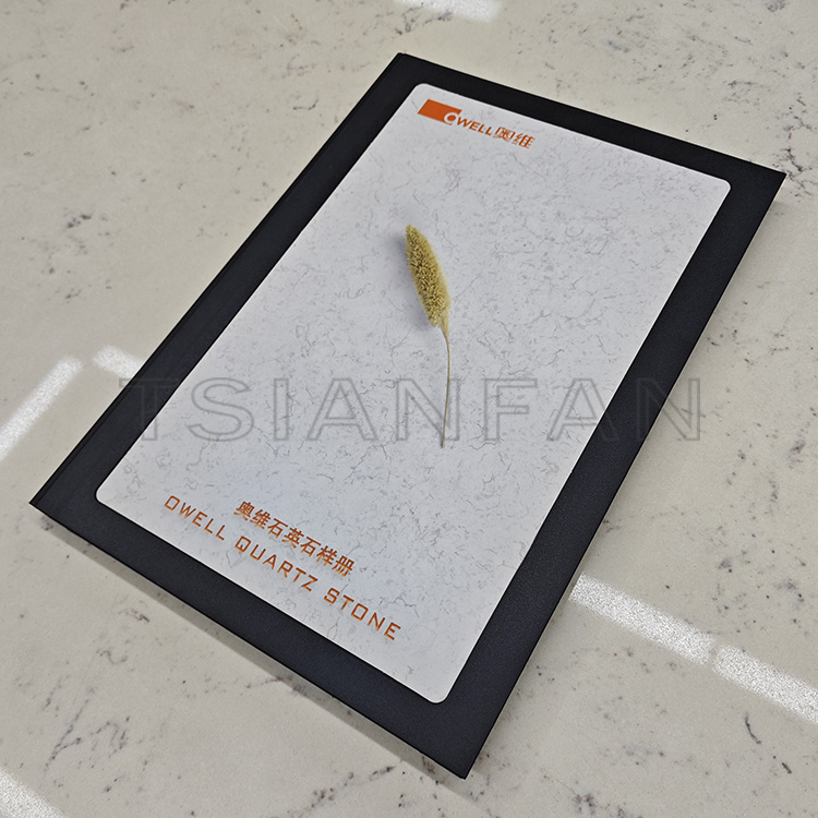 Five-fold custom quartz stone granite marble sample display book manufacturer - Image 3
