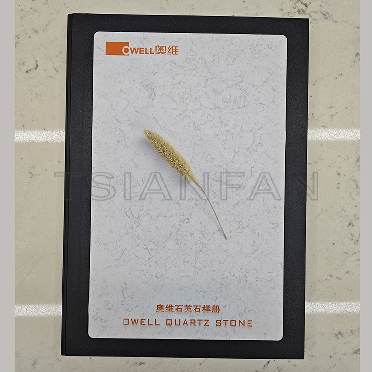 Five-fold custom quartz stone granite marble sample display book manufacturer - Image 2