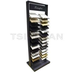 Floor Display Stand Artificial Stone Display Stand Quartz Stone Showroom Design-SRL123