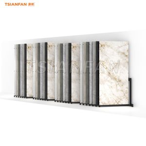 floor tiles sliding rack large artificial stone stand-CF005