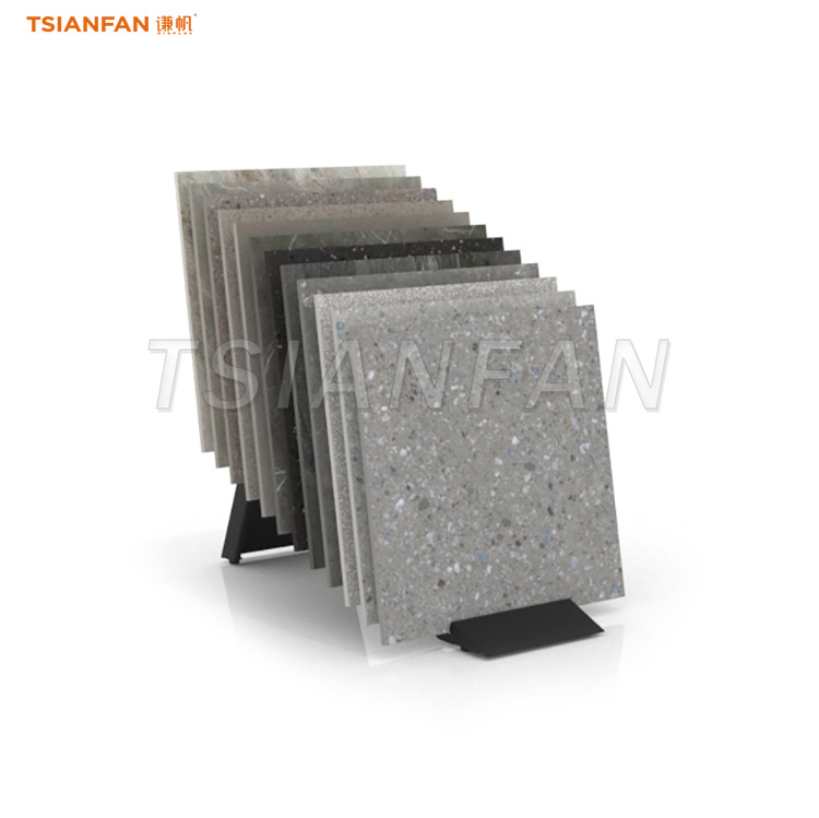 flooring ceramic tiles slab scaffolding showroom racks