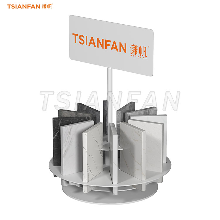 flooring display rack for tile sample solid surface display-SRT759