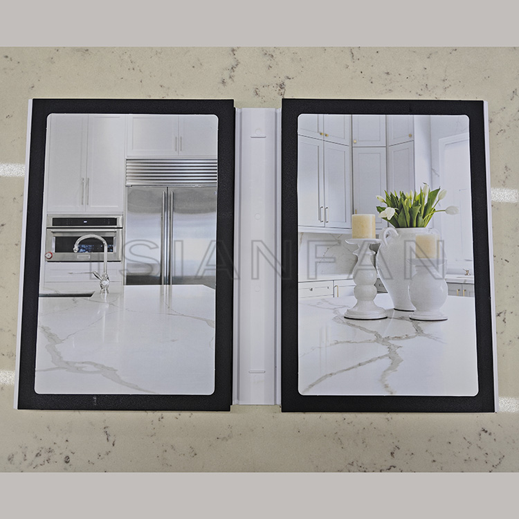 Four Fold Wholesale Stone Sample Tile Sample Display Book High Quality Wholesale - Image 2
