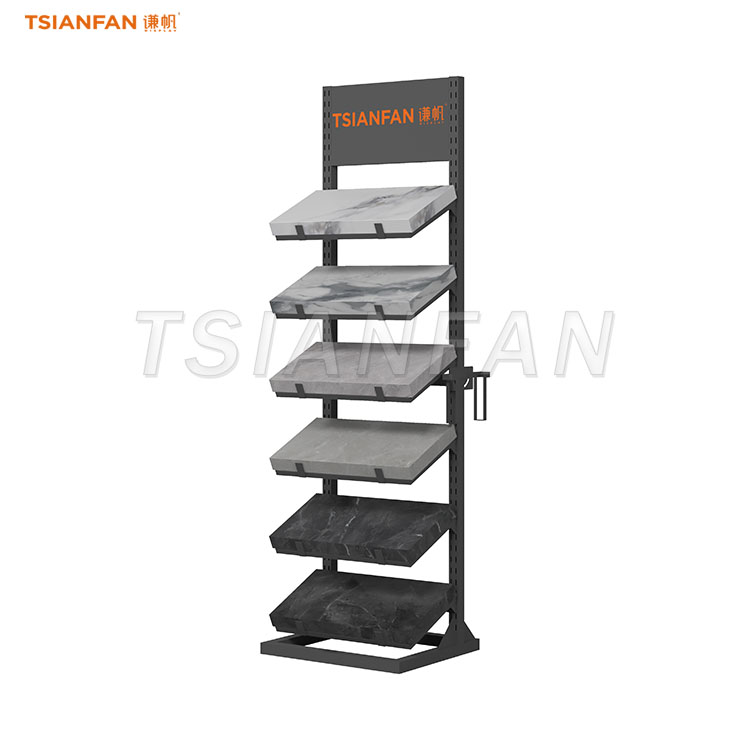 freestanding granite stone display stand-SG903