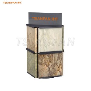 freestanding marble stone countertop display rack