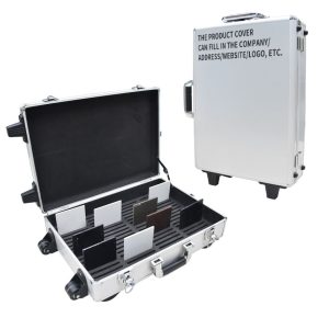 Granite Marble Quartz PackagingTile Display Suitcase Case Factory Stone Sample Box With Wheel Latch On The Flap