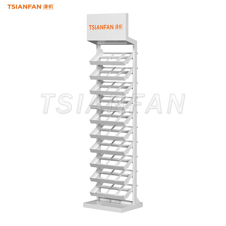 granite sample display rack floor tile displays-SW365 - Image 2