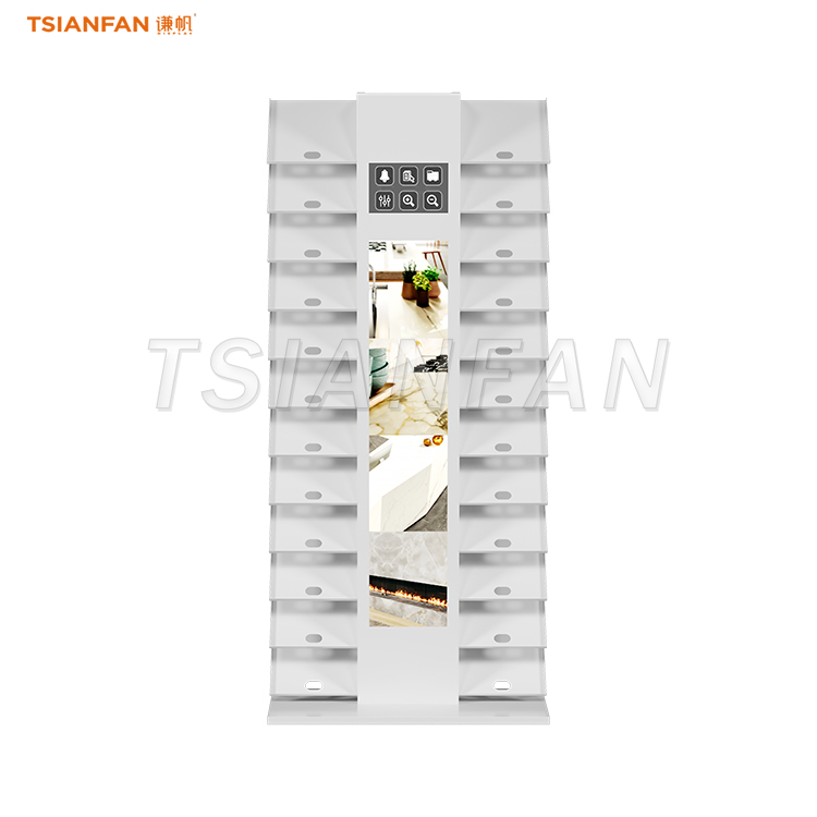 granite showroom display rack stone sample display rack-SRL088 - Image 2