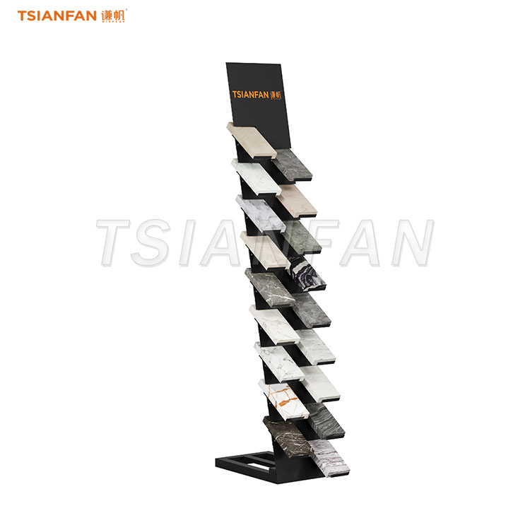 granite stone display stand flooring display rack-SRL134