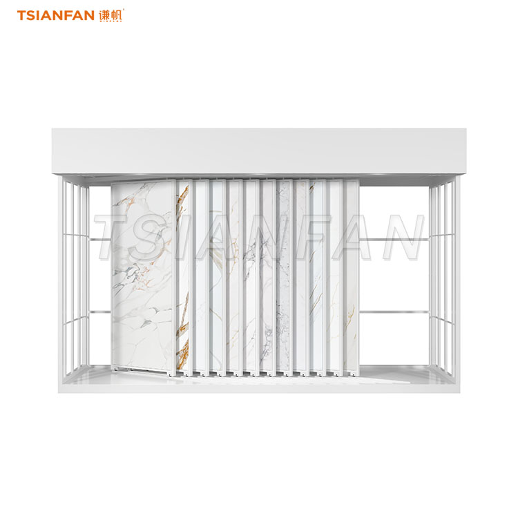 granite stone display stand push pull display rack-CT2181 - Image 3