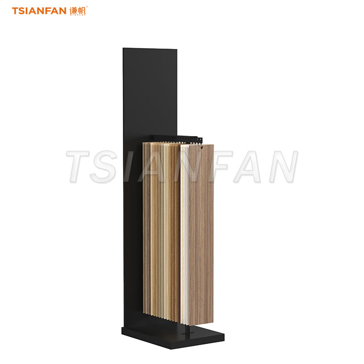 hardwood display rack black display stand USA-WJ2048 - Image 4