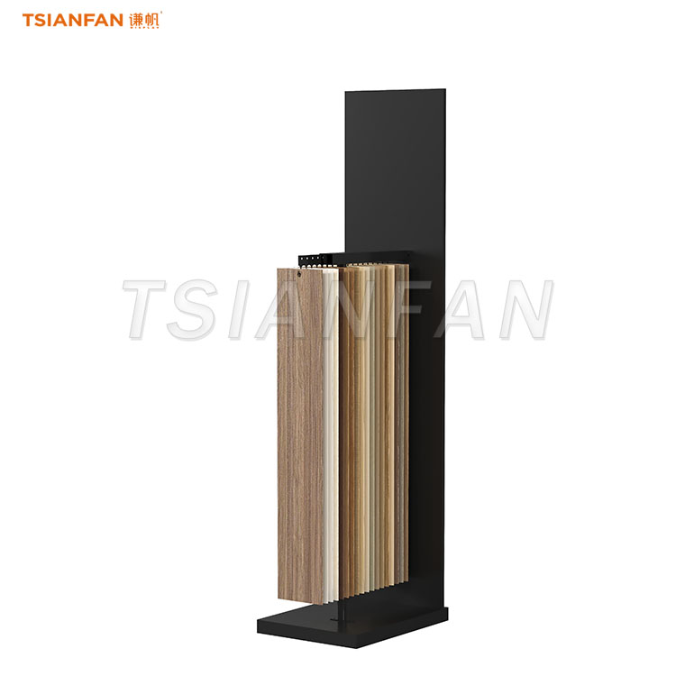 hardwood display rack black display stand USA-WJ2048 - Image 2