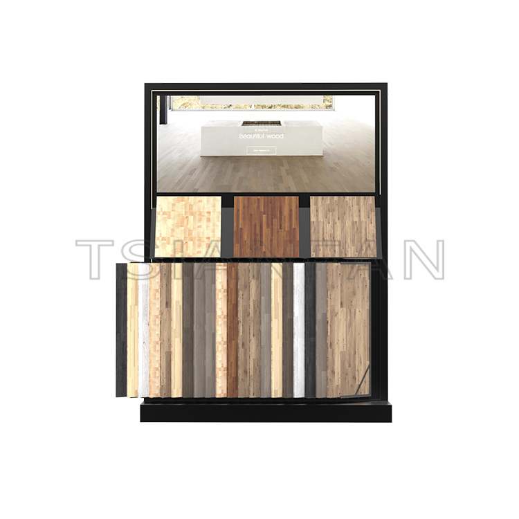 Hardwood Floor stand page turning combination Display rack-WF3011 - Image 2