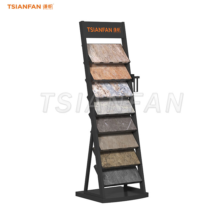 Heavy-duty display rack for granite and marble samples-SW343