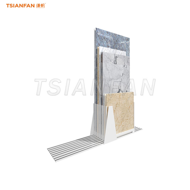 Heavy-duty sliding metal display stands for ceramic tiles-CT607 - Image 2