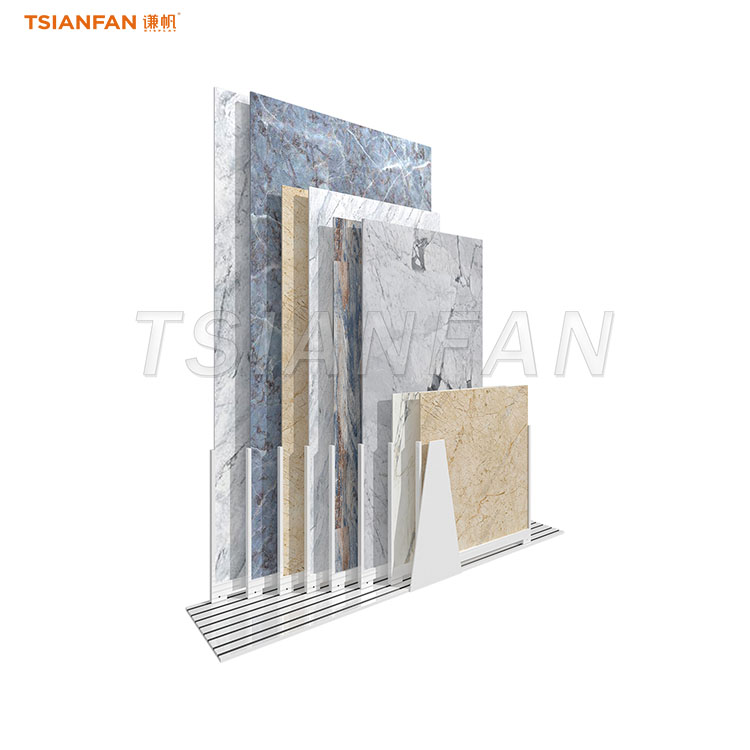 Heavy-duty sliding metal display stands for ceramic tiles-CT607
