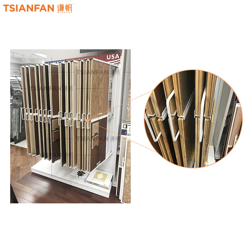 High Quality Marble Granite Quartz Tile Sample Stone page turning Display Racks - Image 4