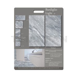 High quality Mdf board marble creamic stone tile sample display board Swatch Card PF005-4