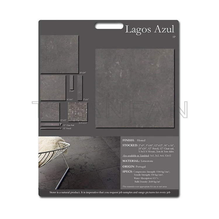 High quality mdf board marble tile natural stone sample display board Swatch Card PF005-32