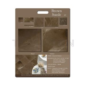 High quality mdf panel marble stone sample board PF005-11