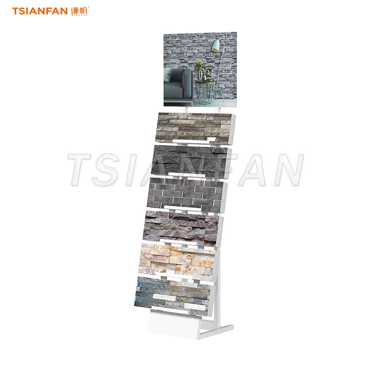high quality natural stone display rack-SW111