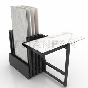 push-pull rotating quartz stone floor stand