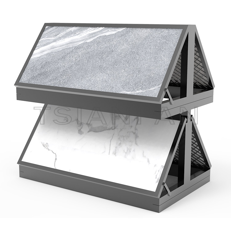 High Quality Quartz Stone Sample Desktop Spec Board Display Rack-SG023