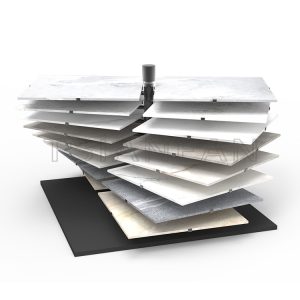 High Quality Quartz Stone Tile Sample Board Desktop Show Rack Wall Mounted Tile Display Panels-SG048