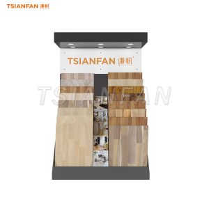 High quality wood panel display tower-E050