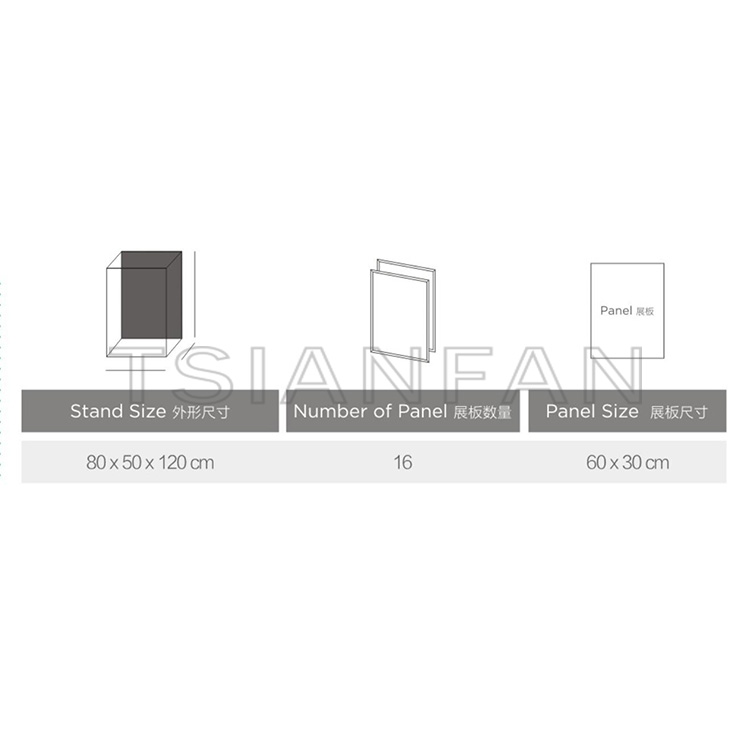 Highest Quality Tile Display Stand Sample Exhibition Design Ideas -E015 - Image 2