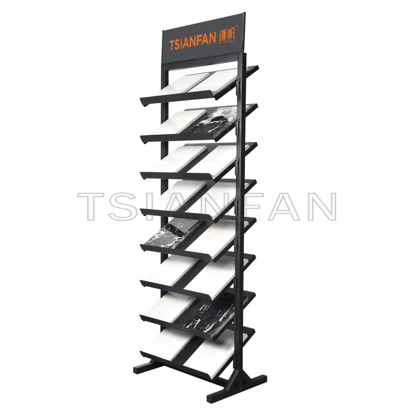 Hot Sale Granite Marble Ceramic Tile Stone Sample Floor display Standing rack