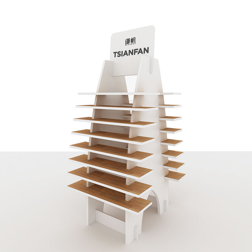 Hot Sale Steel Custom Hardwood Type Wooden Floors Tile Display Rack