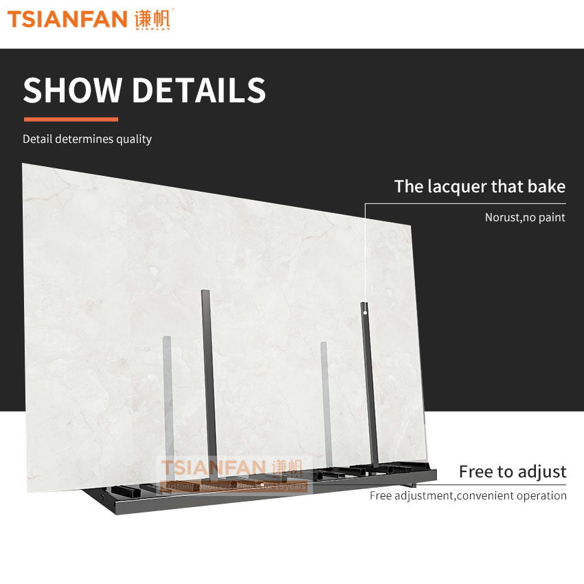 Large ceramic tile display rack large board rack Custom wholesale large board frame - Image 3