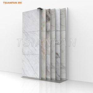 Large classic tile horizontal sliding shelf