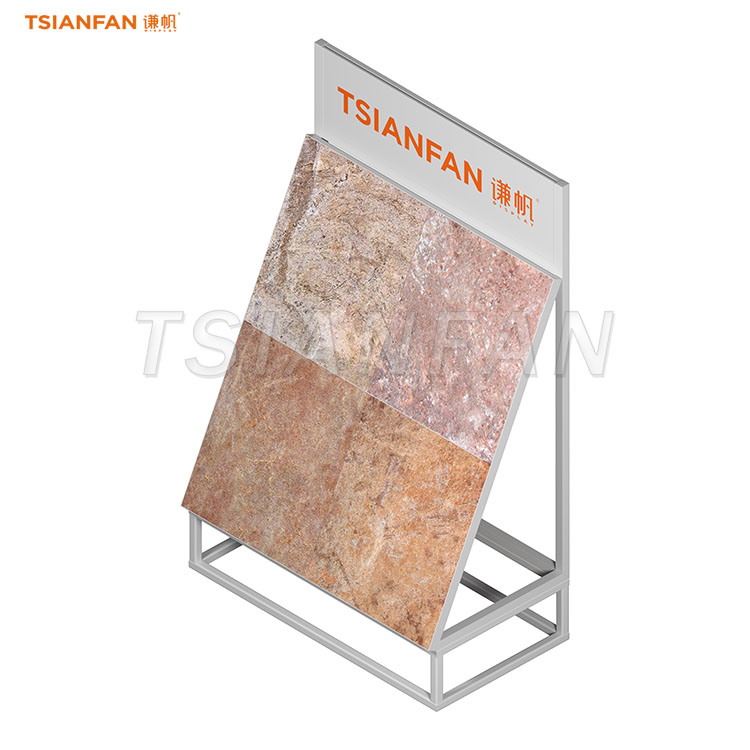 large natural stone display stand marble slab display stand-SW029 - Image 3
