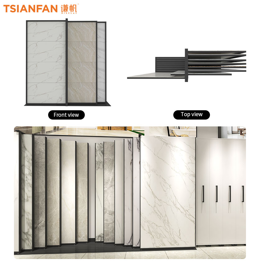 Large tile Board push pull display rack level display frame - Image 2