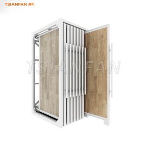 Large wooden floor sliding rack sales team