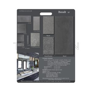 New design ceramic board panel handle stone display sample boards PF005-3