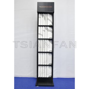Marble display cabinet multi-sample floor-to-ceiling showroom upright display stand