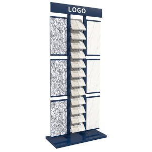 Marble Granite Quartz Tile Stone Display Rack Waterfall Floor Metal Standing SRL138